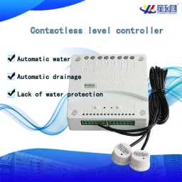 XKC-C382 DC12v 24v Flat Tank Water Pump Electric Valve Level Controller with Sensors, 1m 3m 5m Cable Optional