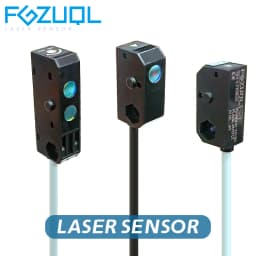 Ultra Small Type of Laser Photoelectric Sensor Switch NPN PNP 12-24VDC Through-beam Type/Spot Reflective Type Small Light Spot