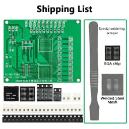 BGA Chip Soldering Practice Board Kit 555 4017 SMD Flow light Circuit DIY kit