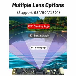 USB Camera Module OV5648 68 120 Degrees Auto Focus with Flash Light and Microphone HD 5MP for Win Android IOS Linx