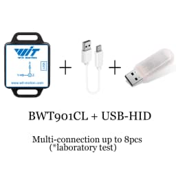 WitMotion WT901BLECL MPU9250 IMU BLE 5.0 Accelerometer Inclinometer, 3 Axis Acce+Gyroscope+Magnetometer BLE 50m for IOS/Android