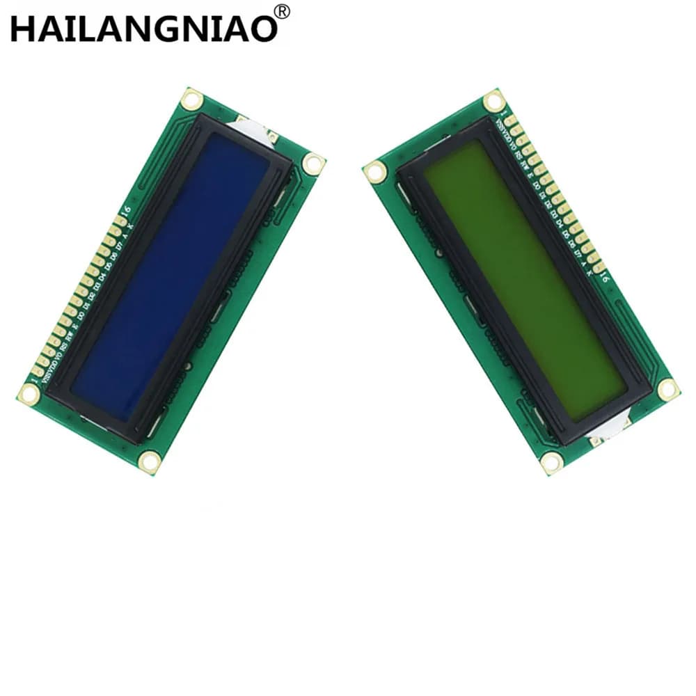 20pcs 1602 16x2 Character LCD Display Module HD44780 Controller Blue/Green screen blacklight LCD1602 LCD monitor