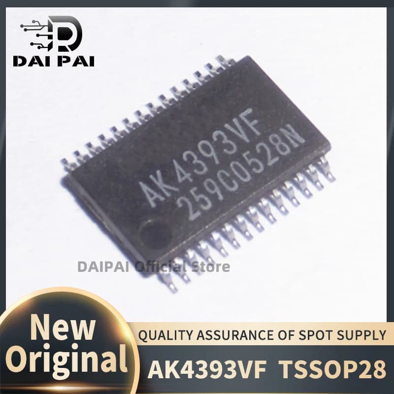 (5-20piece) 100% New original AK4393VF AK4393 AK4393VF-E2 TSSOP28 Chipset