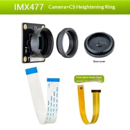 IMX477 12.3MP HQ Camera Module Global Shutter 4056x3040 for Raspberry Pi & Jetson Nano C/CS Mount Lens Optional