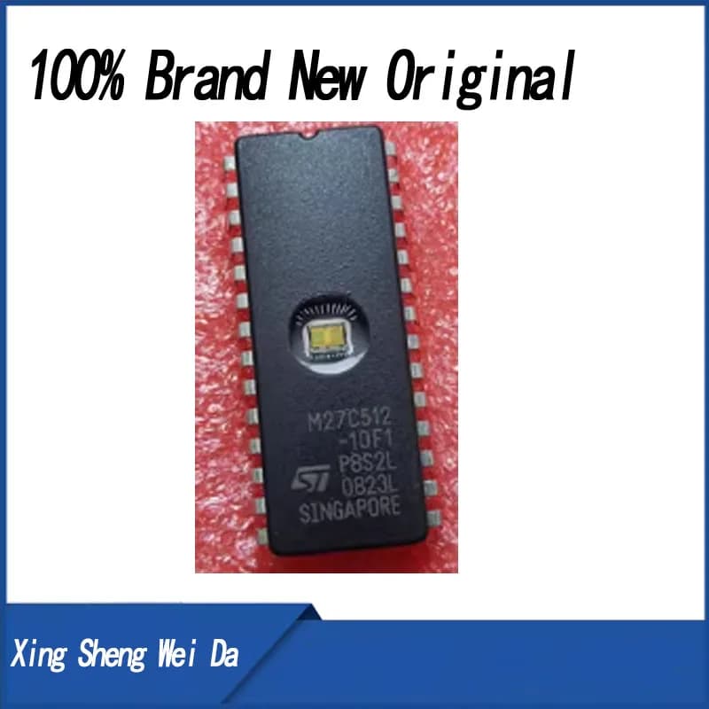 10 pieces M27C512-10F1 M27C512 27C512 DIP28 EPROM ...UV 512 KBIT DIP-28 Circuito Integrado Eptrado EPROM IC CHIPS IC CHIPS PRUCT