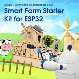ACEBOTT ESP32 IoT Control Smart Farm Starter Kit Para Programación Gráfica Arduino