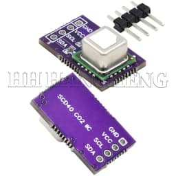 SCD40 SCD41 Gas Sensor Module 2.4-5.5V Detects CO2 Carbon Dioxide Temperature and Humidity Sensor I2C Communication