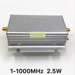 2.5W 1MHz- 1000MHz Amplifier 1MHz- 1GHz Broadband RF power amplifier module board CNC Al shielding shell