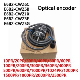 E6B2CWZ6C 1000P/R Optical Rotary encoder E6B2-CWZ6C E6B2-CWZ5B E6B2-CWZ1X E6B2-CWZ3E E6B2-CWZ5G 10P/R~2500P/R 5-24V NPN PNP