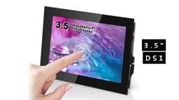 OSOYOO 3.5 RPi5 DSi Touchscreen LCD Display Capacitive Touch Screen Plug and Play Monitor for Raspberry Pi5 4 3 2 B B+