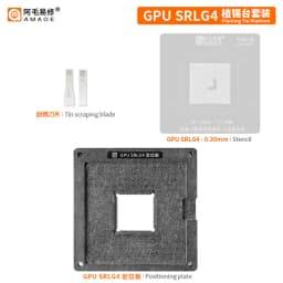 Amaoe Planting Tin Platform BGA Reballing Stencil RTX3060 GN20-E3-A1 RX580 RX5700XT 215-0917220 RX6600XT 215-130000006 RX6800XT