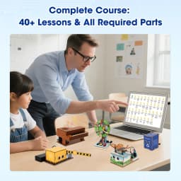 ACEBOTT ESP32 Basic Starter Kit Programming Kit with Sensors IoT ESP32 Electronic Engineering Learning Kit for Arduino