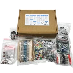 1900PCS Electronic Component Kit Capacitors, Resistors, Transistors, Diodes, PCB, IC, for Electronic Products DIY and Enthusiast