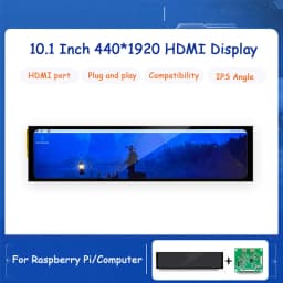 10.1 Inch 440*1920 IPS HD-MI Display TFT LCD Module Touch Screen for Raspberry Pi