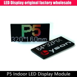 P5 Indoor Black SMD Full Color LED Video Display Panel 320x160mm 64x32 Pixels Lower Price High Quality RGB Module