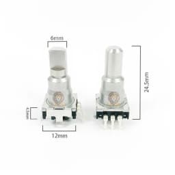10-200pcs EC11K0924404 For ALPS Encoder with switch car navigation stereo Length20mm 18Positioning 9Pulses 1,000,000 times life