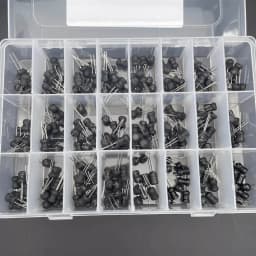 24Value Unshielded Wirewound DIP Power Inductors 1uH 4.7uH 33uH 100uH 150uH 220uH 1mH 10mH 20mH I-shaped Coils inductance KIT