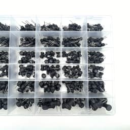 24Value Unshielded Wirewound DIP Power Inductors 1uH 4.7uH 33uH 100uH 150uH 220uH 1mH 10mH 20mH I-shaped Coils inductance KIT