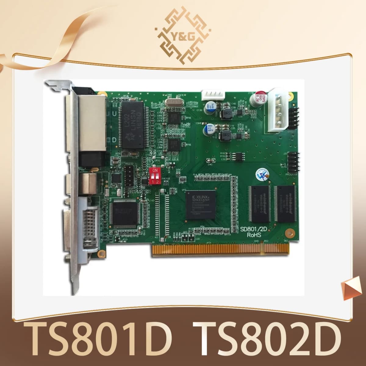 New original LINSN Full Color Synchronous TS801D TS802D LED Screen Display Sending Card