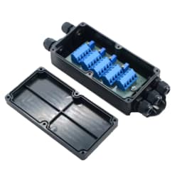 Plastic Junction Box with Multiple Inputs and Outputs, Waterproof, for Industrial Automation Systems