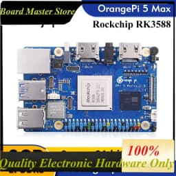 BoMaSOrange Pi 5 Max Single Board Computer 8GB RAM LPDDR5 RK3588 Chip M.2 PCIE 2.5G LAN WiFi+BT Orangepi 5 MAX Development Board