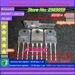 Aoweziic 2021+ 100% New Imported Original 2SA1941 2SC5198 A1941 C5198 TO-247 Audio Power Amplifier Transistor