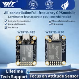 WITMOTION UM982 GNSS Receiver RTK Module ZED-F9P UM980 Sensor GPS BDS GLONASS /Galileo For High Accuracy Drones Positioning