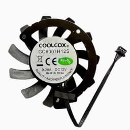COOLCOX CC6007H12S DC12V 0.20A Mechanical Revolution Unbounded S-2331 mini host cooling fan