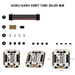 Flywoo GOKU F722 PRO V2 55A 32-bit 128K FPV Racing Drone Mini 8-Channel