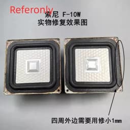 2PCS For Panasonic RX-CW200F Radio Recorder flat Speaker Replacement Foam Side Sponge Edge Square for Sony F-10W