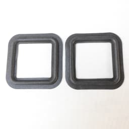 2PCS For Panasonic RX-CW200F Radio Recorder flat Speaker Replacement Foam Side Sponge Edge Square for Sony F-10W