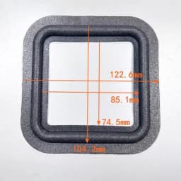 2PCS For Panasonic RX-CW200F Radio Recorder flat Speaker Replacement Foam Side Sponge Edge Square for Sony F-10W
