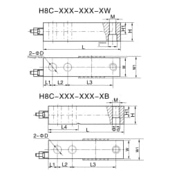 H8C Weight Sensor Shear Beam Load Cell 500kg-10Ton 2mV/V 5-12VDC for Industrial Weighing Systems Cell for Tank Hopper Platform