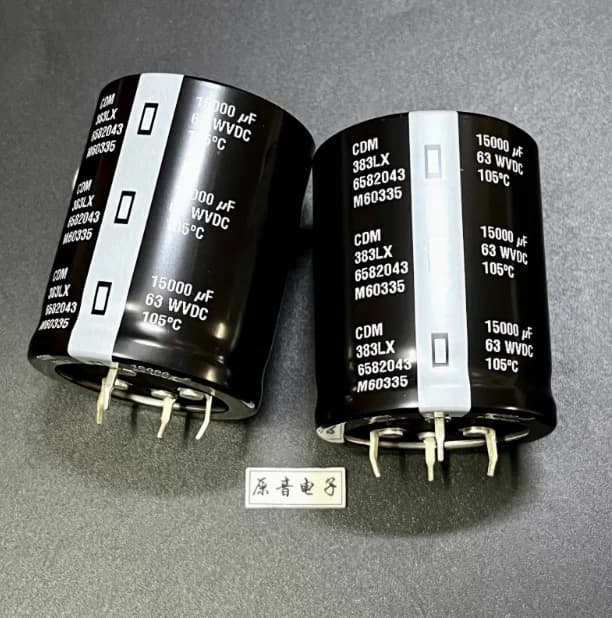 2PCS/lot United States original CDM 15000UF 63V 4 feet audio filter electrolytic capacitor 40X50mm free shipping