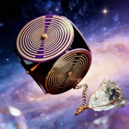 MWO Multi-Dimensional Polarizing Disk Pendant for Yoga Meditation Space Energy Protection Jewelry Accessory