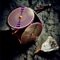 MWO Multi-Dimensional Polarizing Disk Pendant for Yoga Meditation Space Energy Protection Jewelry Accessory