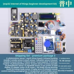 ESP32 IoT Development Kit (3 Versions) - Laser Sensor +20+ Sensors | WiFi Bluetooth Compatible with Arduino/Python