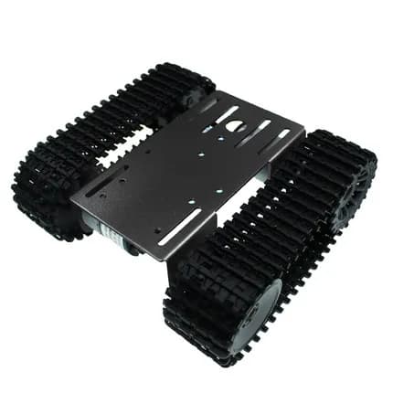 TP101 Metal Smart Crawler Robot Tank Chassis Kit With 33GB-520 12V DC Motor Aluminum Alloy Panel DIY For Arduino Toy