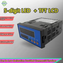 Load Cell DC 8-28V 80-265V AC Sensor 50kg–5t with Digital 5-Digit Indicator, 1.0–2.0mV/V IP66 Alloy Steel Weighing System Kit