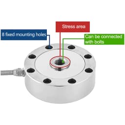 Industrial Spoke Load Cell Alloy Steel Pressure Sensor High Accuracy Tension Force Measurement