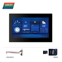 DWIN 10.1 Inch HMI Intelligent Display IPS 1024x600 LCD Module Resistive Touch Panel With Casing For Arduino DMG10600C101_15WTR