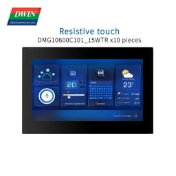 DWIN 10.1 Inch HMI Intelligent Display IPS 1024x600 LCD Module Resistive Touch Panel With Casing For Arduino DMG10600C101_15WTR