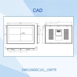 DWIN 10.1 Inch HMI Intelligent Display IPS 1024x600 LCD Module Resistive Touch Panel With Casing For Arduino DMG10600C101_15WTR