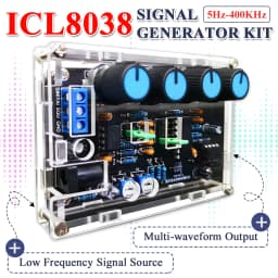DIY ICL8038 Multifunctional Low Frequency Signal Generator 5Hz-400kHz Multi-Wave DIY Soldering Project Practice Electronic Kit