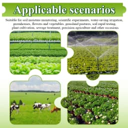 Soil Temperature Humidity Sensor Probe RS485 Output 0-5V 0-10V 4-20mA Analog Soil Moisture Detector Sensors IP68 Protection