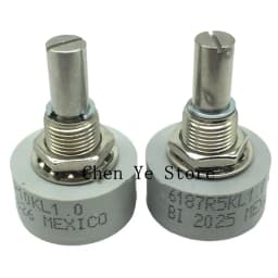 1PCS 100% Original new conductive plastic potentiometer single ring 6187R 1K 2K 5K 10K 6187-138A LF R20K 360 degrees unlimited