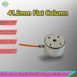 Button Load Cell 0-2000kg Compression Force Sensor 1.0–2.0mV/V 10kHz Stainless Steel High Precision Weighing Transducer