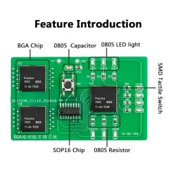 BGA Chip Soldering Practice Board Surface Mount LED Running Light Electronic and Electrical Teaching Training Kit