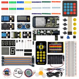 KEYESTUDIO ESP32 Basic Learning Kit Electronic Components Sensors Modules For Arduino Essential Starter Kit Python Programming