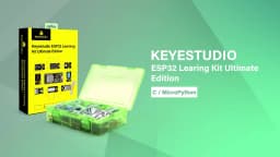 KEYESTUDIO ESP32 Basic Learning Kit Electronic Components Sensors Modules For Arduino Essential Starter Kit Python Programming